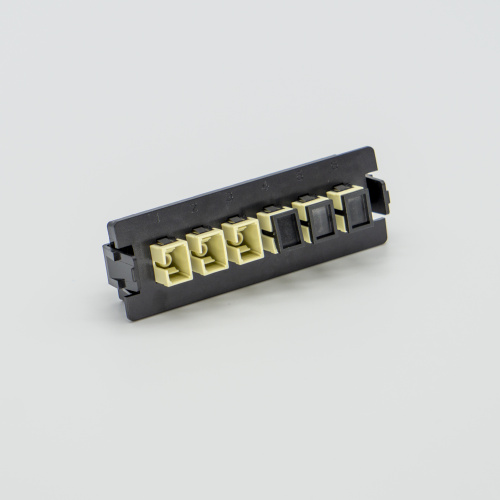 光纤适配器面板6芯-SC单工多模-1