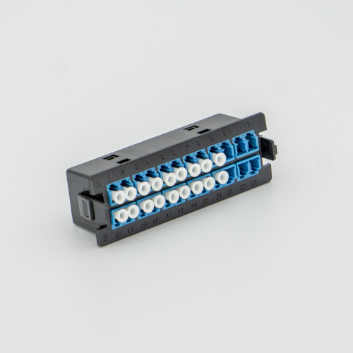 光纤适配器面板24芯-LC双工单模-1